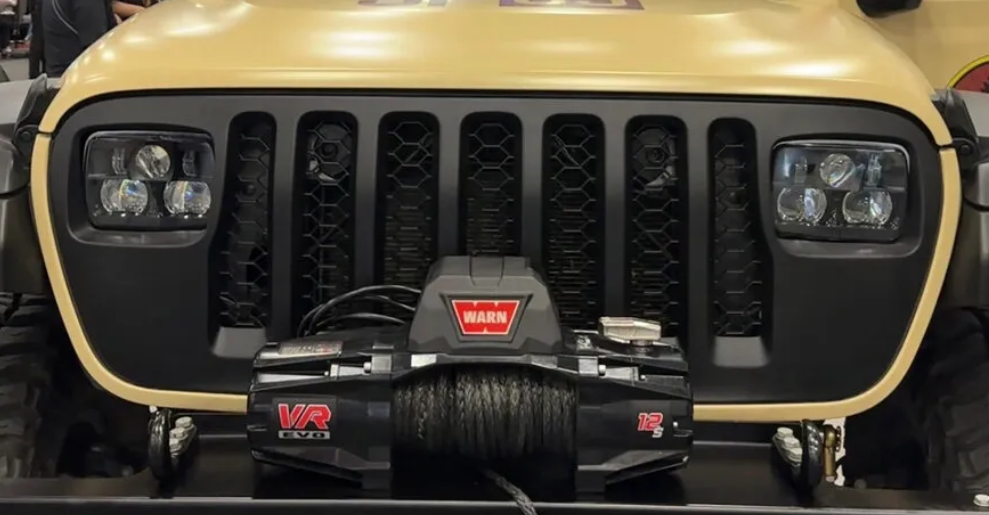 YJ-Styled Grille - Compatible With All Variations of JL Wrangler (2018-Current) JL, JLU, JT Gladiator