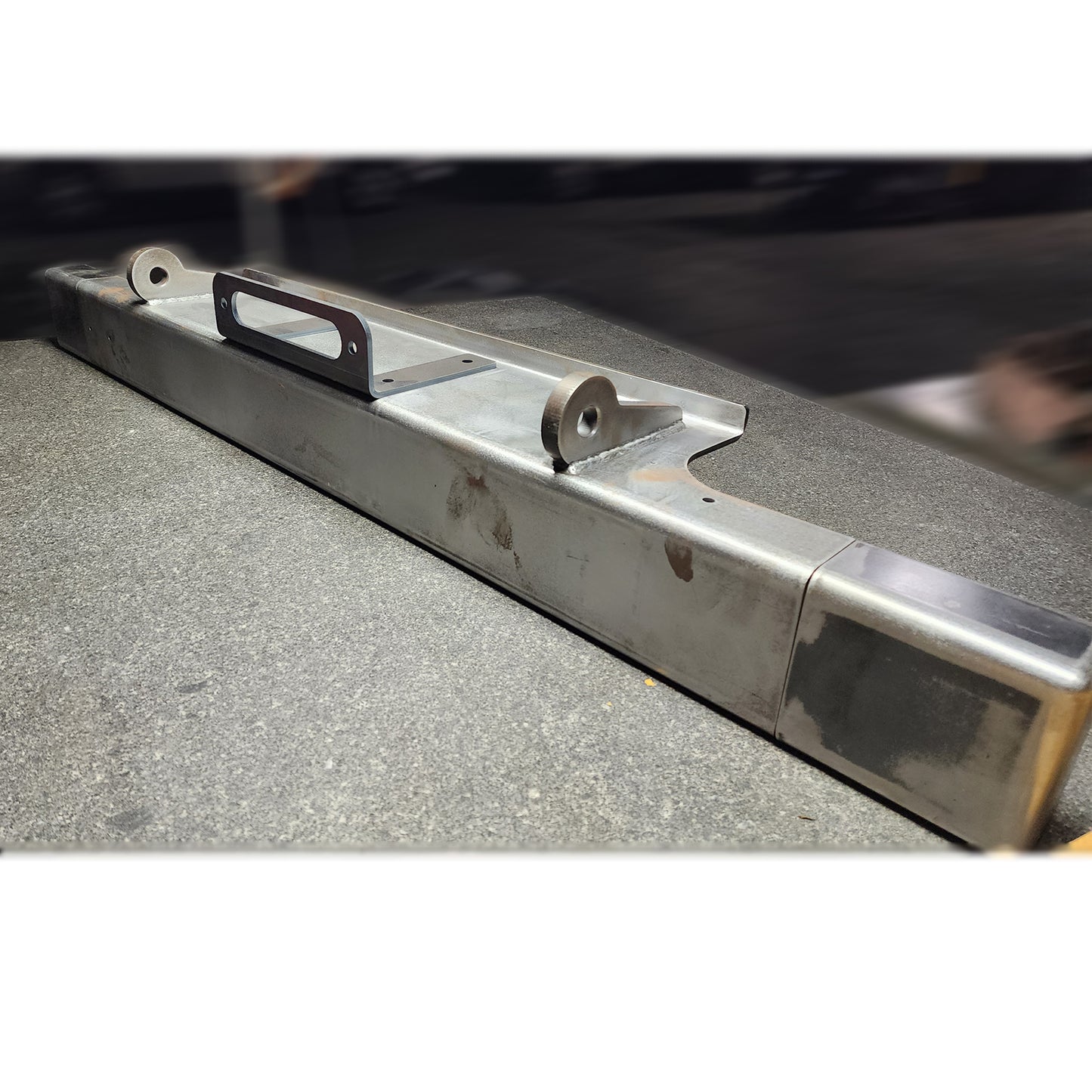 YJ-Styled Winch Bumper - Compatible With All Variations of Jeep Wrangler (2007-Current) JK, JL, JLU, JT Gladiator