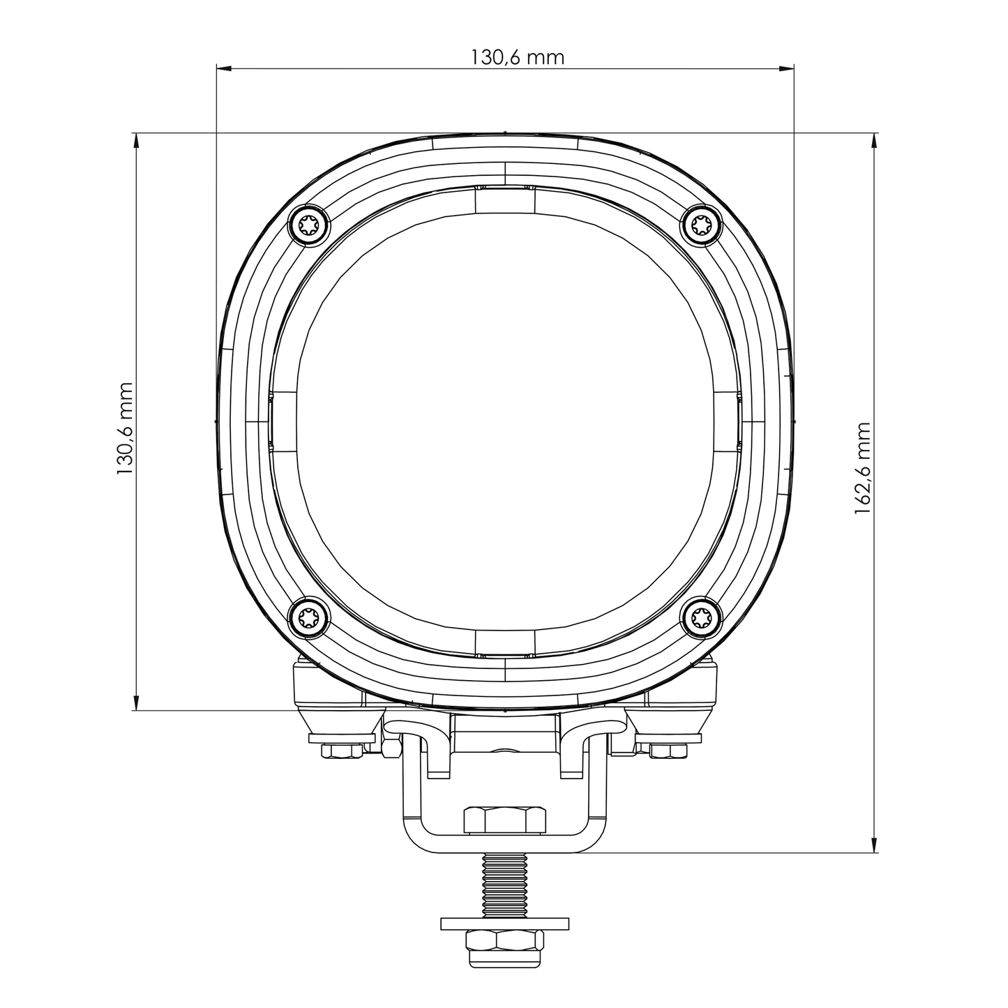 1313 Wide Symmetric Pair With Wiring Harnesses